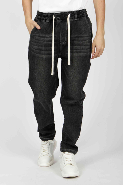 брюки (джинсы) B-JN34667 (Черный, 146)