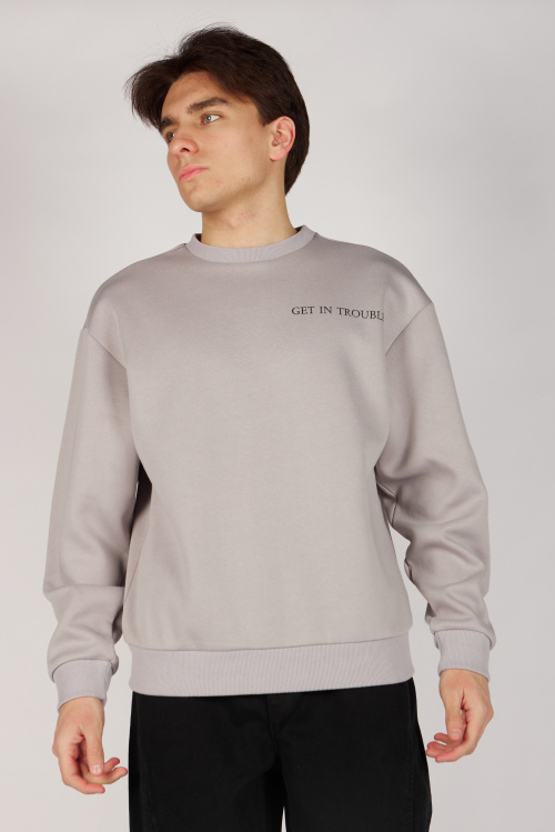 Джемпер B-SW36454 Miasin (светло-серый, 140-170)