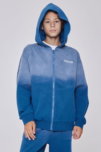 Бомбер B-HDZ35124 (Джинс. синий, 152)