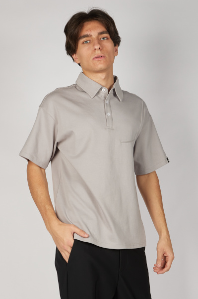 Поло B-PL35244 (серый, 140)