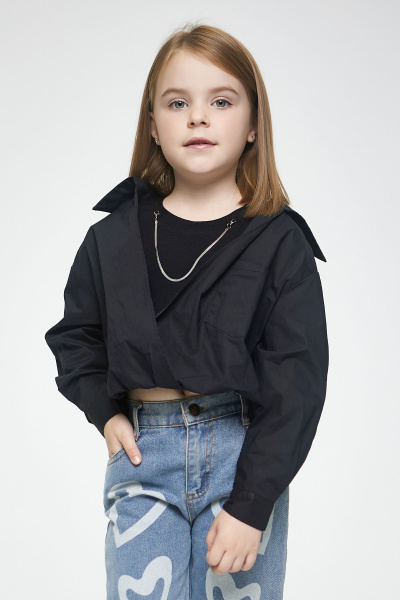 Рубашка G-SH25019 (черный, 110)