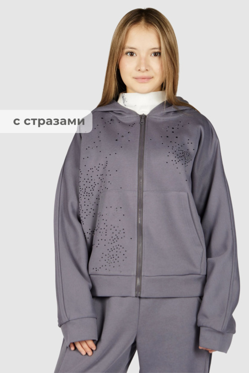 Толстовка на молнии G-HDZ26454 Miasin (темно-серый, 134-164)