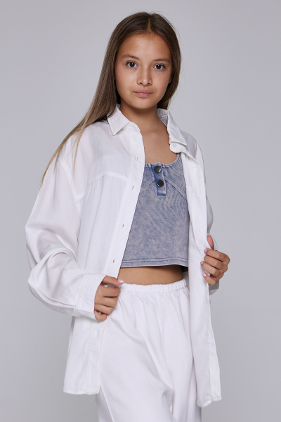 Блузка G-SH25106 (белый, 140)