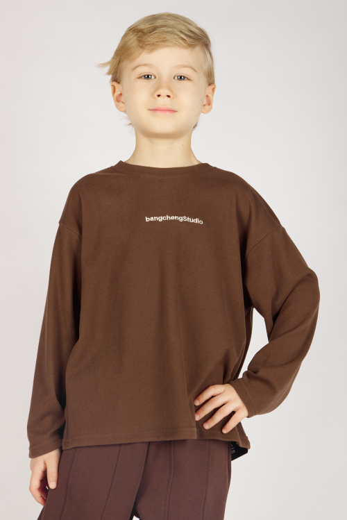Лонгслив B-SW36416 Miasin (коричневый, 100-140)