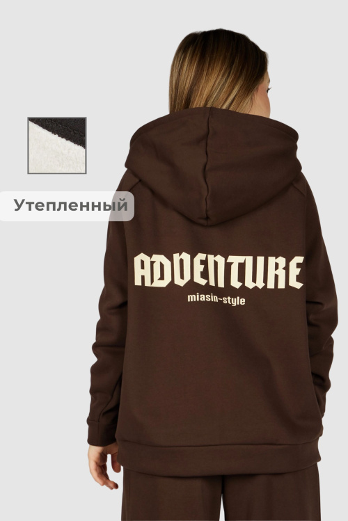 Толстовка на молнии G-HDZ26514 Miasin (коричневый, 134-164)
