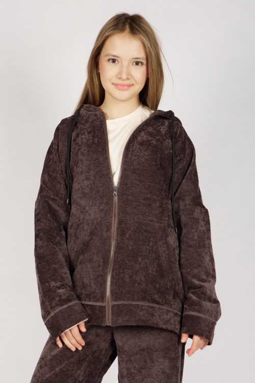 Толстовка на молнии G-HDZ26471 Miasin (коричневый, 134-164)