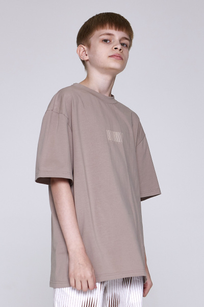 Футболка B-TS35165 (T.бежевый, 140)