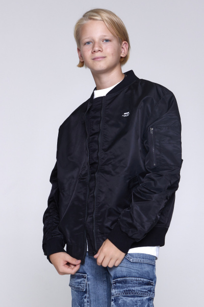 Бомбер B-JCK35184 (черный, 146)
