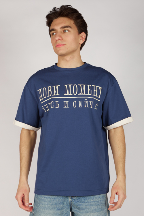 Футболка B-TS36486 Miasin (Серо-синий, 140-170)