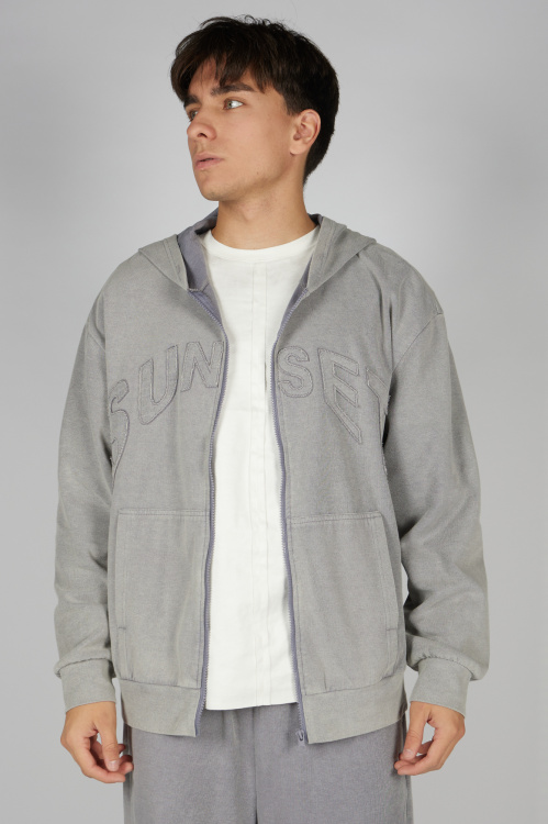 Толстовка на молнии B-HDZ36038 Miasin (Серый, 152)