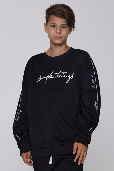 Джемпер B-SW35050 (черный, 140)