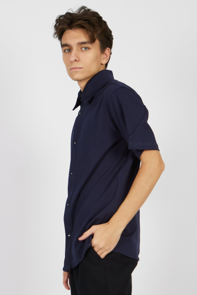 Рубашка B-SH34408S (Синий, 158)