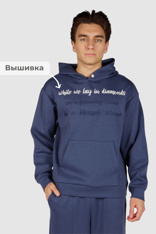 Худи B-HD36490 Miasin (Серо-синий, 140-170)