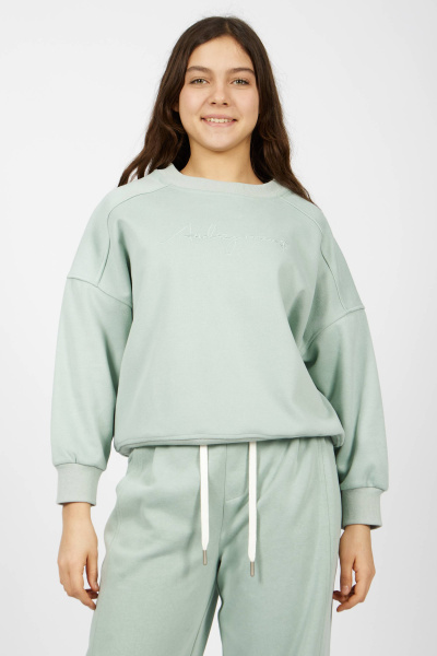 Джемпер (Серо-зеленый, 158)