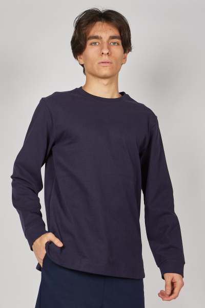 Лонгслив B-SW35273 (Синий, 140)