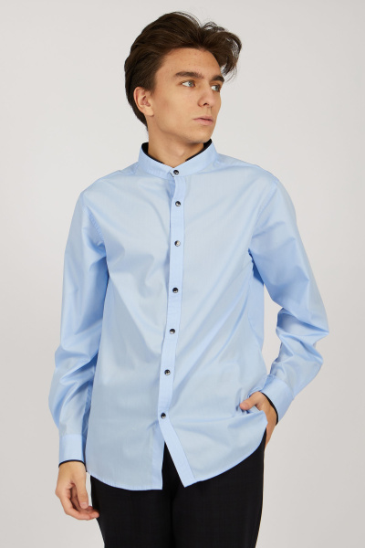Рубашка B-SH34452 (Голубой, 158)