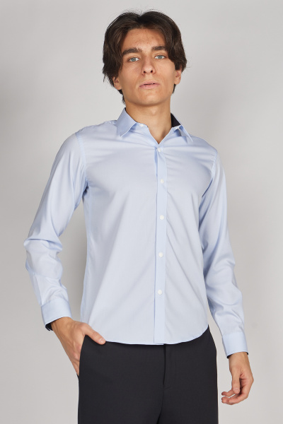 Рубашка B-SH35304 (Голубой, 134)