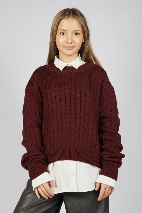 Свитшот G-SW25420 Miasin (Бордовый, 134)