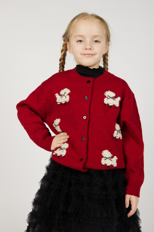 Кардиган G-CRD26528 Miasin (красный, 100-140)
