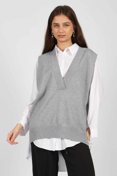 Жилет G-VST24528 (Серый, 140)