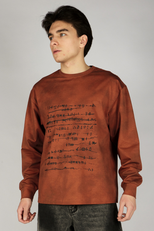 Лонгслив B-SW36444 Miasin (кирпичный, 140-170)