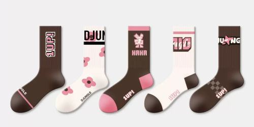 Носки A-NS56771 Miasin (ассорти (коричневый/ розовый), OS (5 шт.))