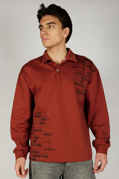 Джемпер B-SW36478 Miasin (кирпичный, 140-170)