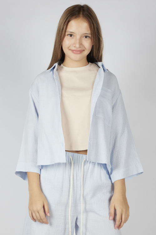 Блузка G-SH26087 Miasin (Голубой, 134)