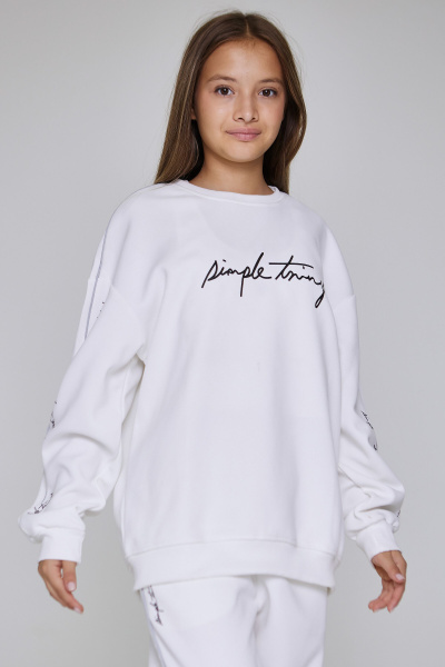 Джемпер B-SW35050 (белый, 140)