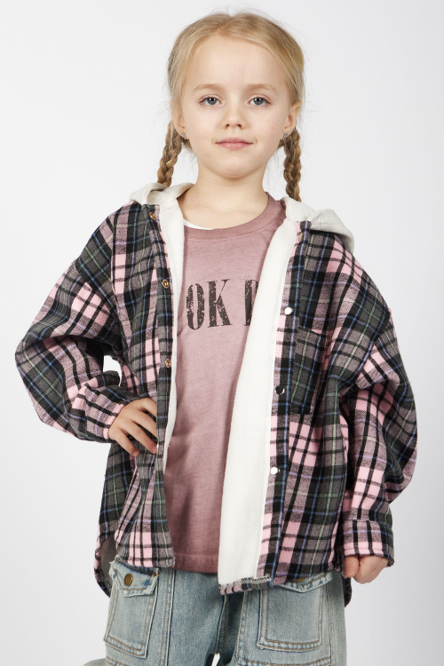 Рубашка B-JCK35495 Miasin (розовый в клетку, 170)