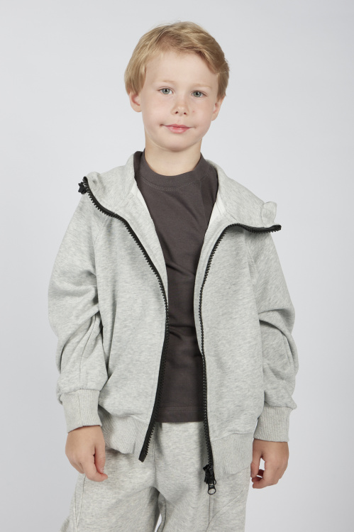 Толстовка на молнии B-HDZ36130 Miasin (Серый, 120)