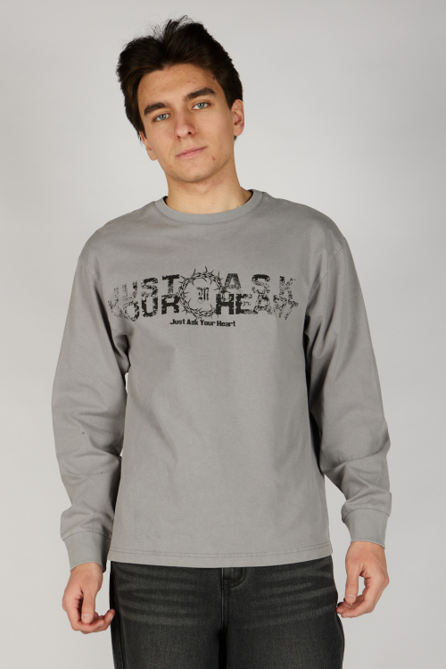 Лонгслив B-SW36458 Miasin (светло-серый, 140-170)