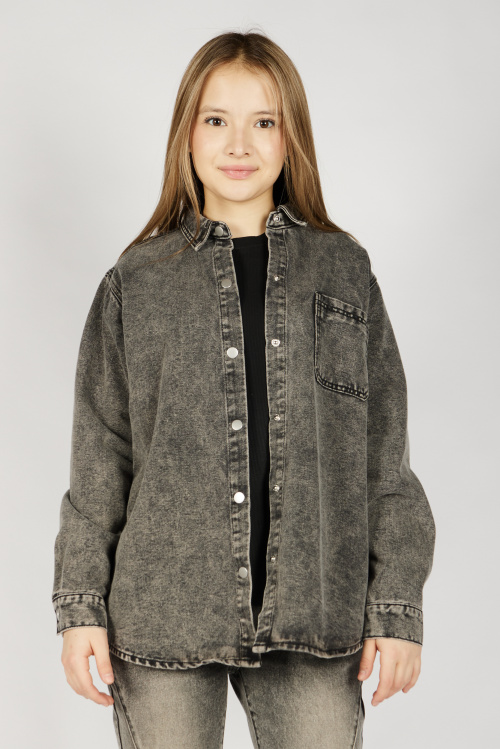 Блузка G-SH26475 Miasin (джинс. серый, 134-164)