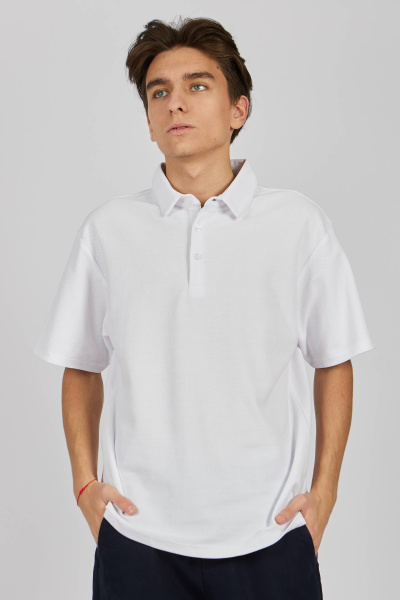 Поло B-PL34444 (Белый, 146)