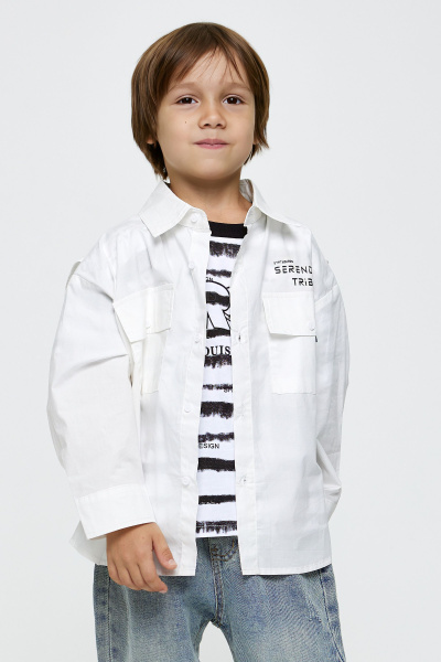 Рубашка B-SH35016 (белый, 116)