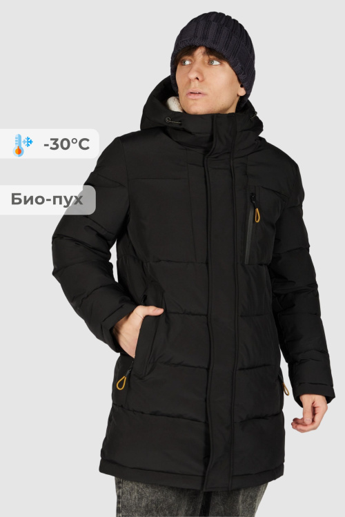 Пальто зимнее B-PLT36521 Miasin (Черный, 140-170)