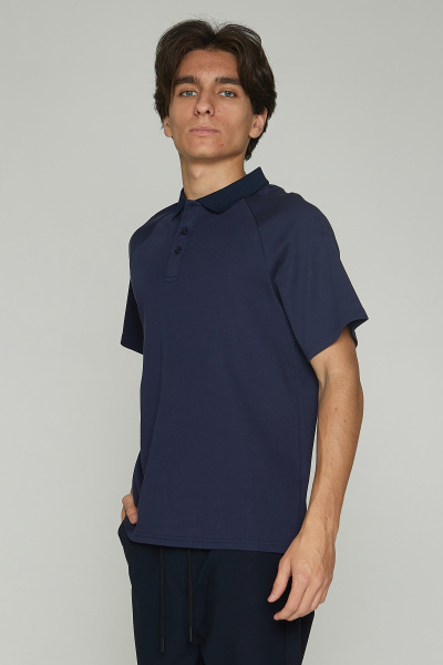 Поло B-PL35251 (Синий, 158)