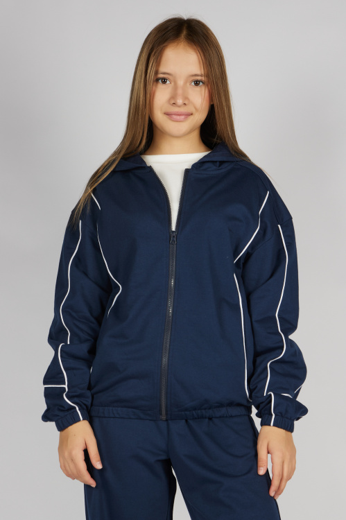 Толстовка на молнии G-HDZ26321 Miasin (Синий, 122-128 (2 шт.))