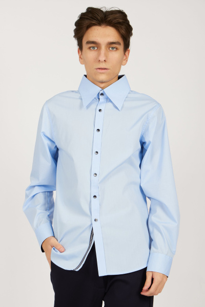 Рубашка B-SH34454 (Голубой, 122)