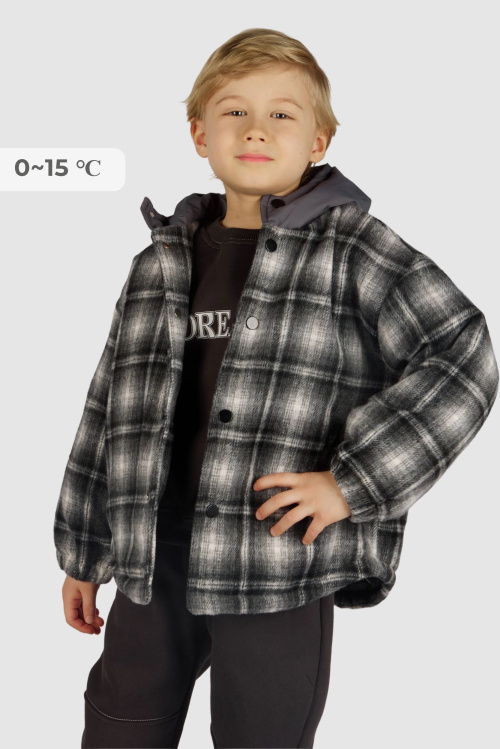 Куртка B-JCK36430 Miasin (черно-белый, 100-140)