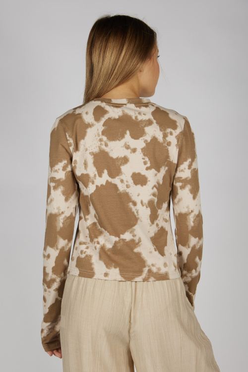 Лонгслив G-TN26081 Miasin (Коровий принт, 134)