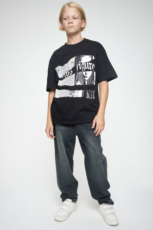 Джинсы B-JN35117 (Джинс. черный, 140)