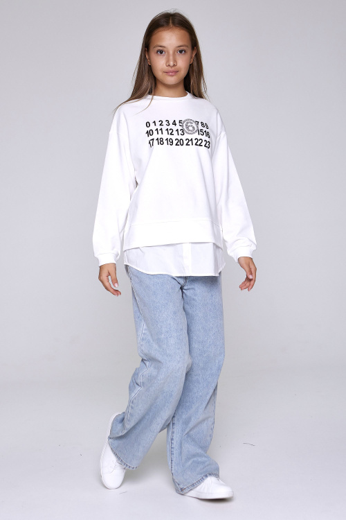 Джинсы G-JN25136 (Джинсовый, 140)