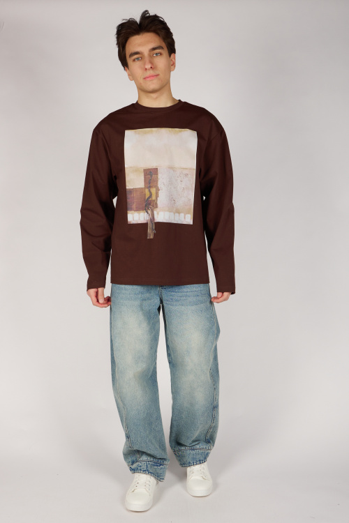 Лонгслив B-SW36487 Miasin (коричневый, 140-170)