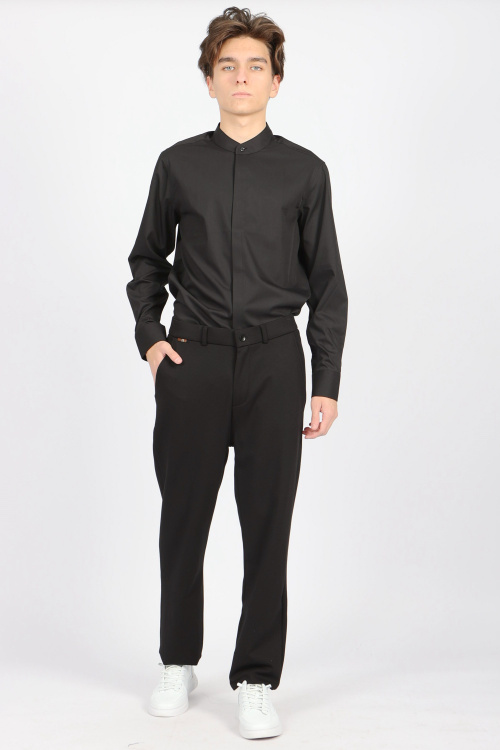 Рубашка B-SH34447 (Черный, 164)