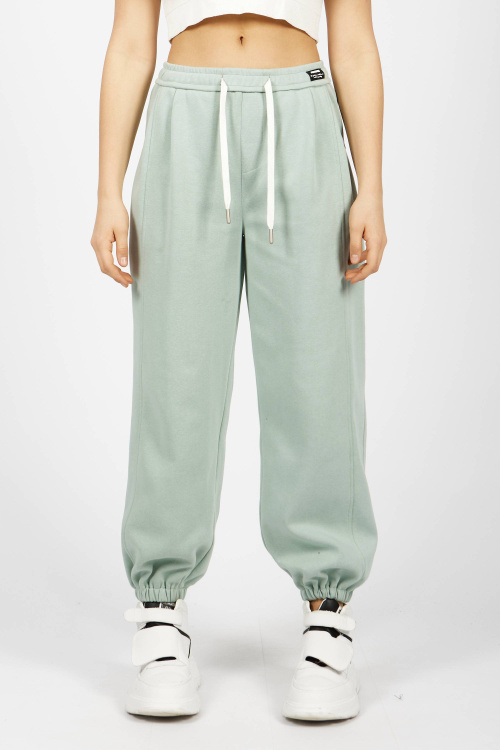 Брюки (Серо-зеленый, 158)