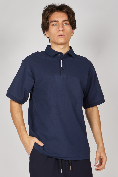 Поло B-PL34439S-25 (Синий, 134)