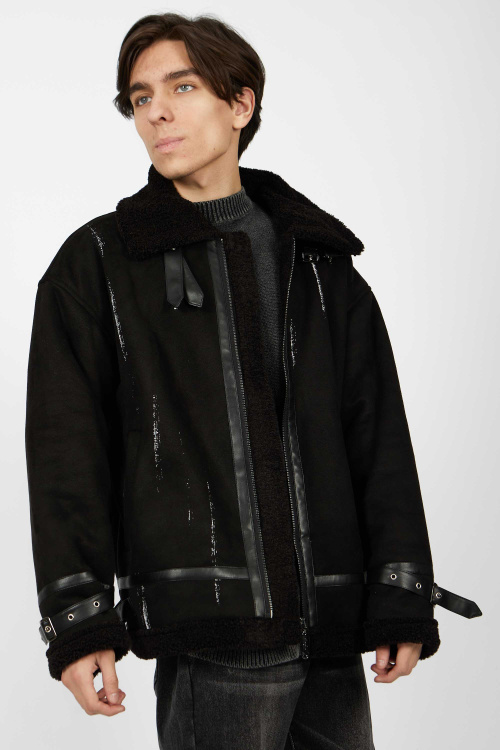 куртка B-JCK34633 (Черный, 146)