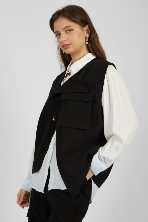 Жилет G-VST24486 (Черный, 158)