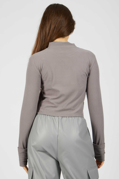 Лонгслив (Серый, 152)